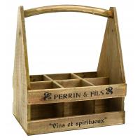 Photo PBO1940 : Porte-bouteilles Perrin & fils en bois v...